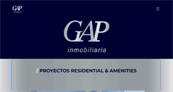 Desktop Screenshot of gapinmobiliaria.com